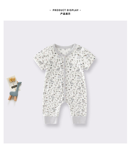 Collezione Estiva Personalizzata di Abbigliamento per Neonati in Bambù con Bottoni a Scatto per Bambini e Bambine di 12-18 <span class=keywords><strong>Mesi</strong></span>, Tessuto OEKO-TEX - Product Image 5