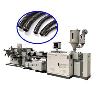 Nhựa PE PP PA <span class=keywords><strong>PVC</strong></span> Ô Tô Y Tế <span class=keywords><strong>Accordion</strong></span> Điện Linh Hoạt Ống Sóng Ống Hose Đùn Máy Làm - Product Image 1