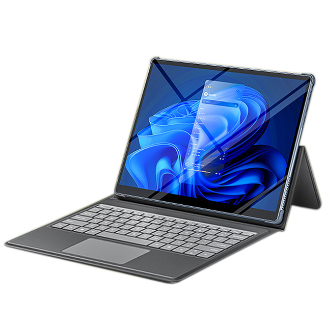 Factory Best Sale Cheap Price 11" Surface Intel N5100 Office Tablet Pc Windows11 2 in 1 Pogo Pin Keyboard Laptop for Educational