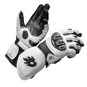 Gants de course CE de haute qualité en <span class=keywords><strong>cuir</strong></span> avec coque en fibre de carbone, coupe-vent, pour moto - Product Image 1