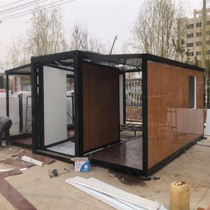 爆発モデル2025,卸売り新しいトレンド20フィートショップ拡張可能なコンテナハウススチール製プレファブコンテナハウスパビリオン - Product Image 4