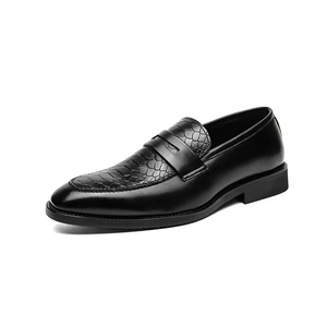 Chaussures Oxford Business Décontractées en Cuir Véritable pour Hommes, Nouveau Style 2025, Fermeture à Lacets, Bout Large, Anti-Dérapantes et Anti-Odeur - Product Image 6