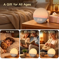 Lámpara de Noche Inteligente HiFiD W33APP con Simulación de Amanecer, Luz para el Ritmo Circadiano |   Máquina de Ruido Blanco con Control por Aplicación