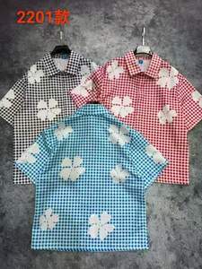 Camisa Bávara de Manga Corta para Hombre, Traje de Oktoberfest en Azul Cielo con Lederhosen, Talla Personalizable hasta 6XL - Product Image 4