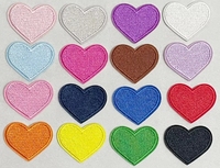 Amour Ordinateur Broderie Broderie Patch Vêtements Décoration Chenille Tissu Patch