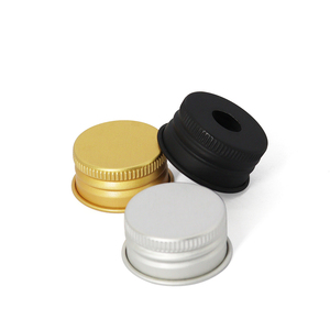13mm 15mm 18mm <span class=keywords><strong>20mm</strong></span> 22mm 25mm 28mm đen, vàng, bạc nhôm kim loại vít mũ nhôm chủ đề vít nắp trên cho chai lọ - Product Image 4