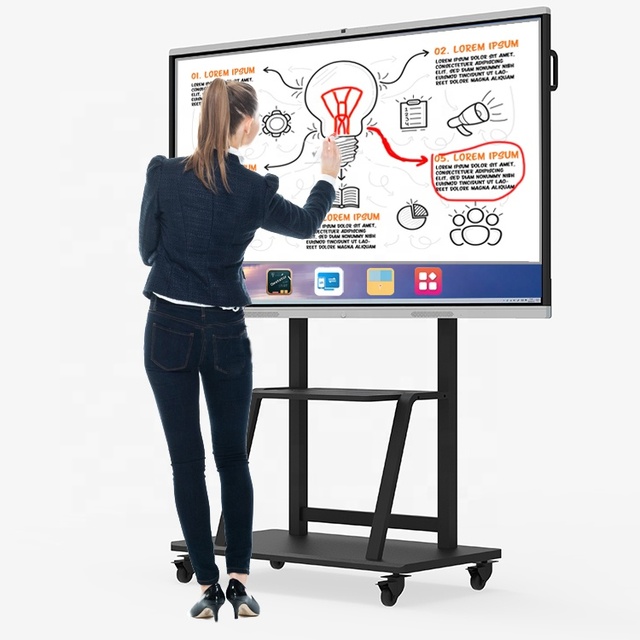 86 Inch 65" Interactive Flat Panel Display 75inch 65 Inch Interactive Display 4k 75