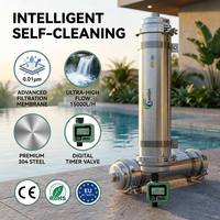 Sistema de Drenaje Inteligente de Alto Flujo de 1000-15000L, Tanque de Filtración de Agua para Toda la Casa de Acero Inoxidable 304