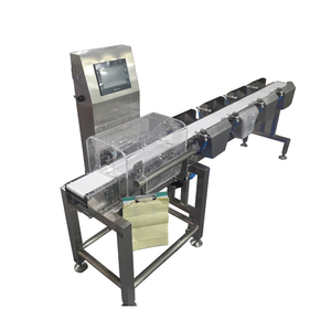 Balık deniz ürünleri tavuk karides sıralama için yüksek verimli otomatik ağırlık sıralama makinesi endüstriyel <span class=keywords><strong>Metal</strong></span> dedektörleri - Product Image 3