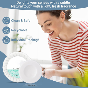 Custom Eco-Friendly 15g <b>20g</b> 30g Disposable Bar <b>Soap</b> <b>Hotel</b> <b>Soap</b> Round Toilet <b>Soap</b> - Product Image 2
