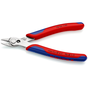 KNIPEX 78 03 140 SB Alicates Electrónicos Super Knips XL con Empuñadura Multicomponente 140 mm - Product Image 2