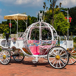 Hermoso Carruaje de Calabaza de Cenicienta <span class=keywords><strong>para</strong></span> Bodas y Decoración Navideña al Aire Libre - Product Image 3