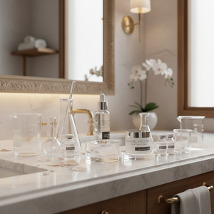 Kit de Cuidado de la Piel con Péptidos de Lujo, Antiarrugas, Blanqueador, Ácido Hialurónico, Crema Facial Líquida Antienvejecimiento, Ampolla para Todo Tipo de Piel, Uso Diario - Product Image 3