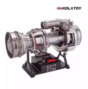 NIKOLATOY Saturn Culture Turboshaft, Motor de Avión, Helicóptero Black Hawk, Turbofan, Ensamblaje de Metal, Juguete con Temática de Cine y Televisión, 14+ - Product Image 1
