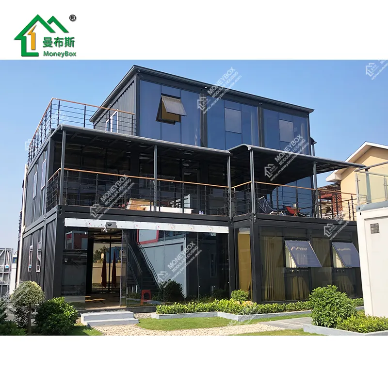 Multi Storey Construction Tiny Beautiful Site Office Modular Moveable Prefabricated House