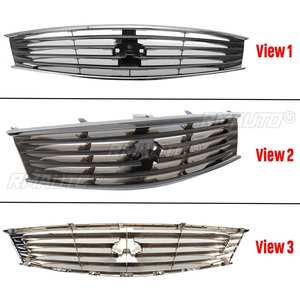 กระจังหน้ารถยนต์ Q60 สำหรับ Infiniti G37 Coupe ปี 2008-2013 และ Q60 Coupe ปี 2014-2015 กระจังหน้าส่วนบนตรงกลางแบบ Racing Grills - Product Image 2