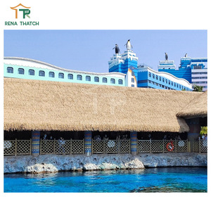 Techo <span class=keywords><strong>de</strong></span> Hojas <span class=keywords><strong>de</strong></span> <span class=keywords><strong>Palma</strong></span> Sintéticas <span class=keywords><strong>de</strong></span> Polietileno Resistente al Fuego, Techo <span class=keywords><strong>de</strong></span> Paja <span class=keywords><strong>de</strong></span> Hojas <span class=keywords><strong>de</strong></span> <span class=keywords><strong>Palma</strong></span> para Bar Tiki - Product Image 1