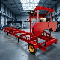 Scie à refendre horizontale Wood-Mizer BRT32GT, puissante, portable, pour la manutention des billes de bois, machine de coupe haute précision