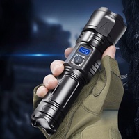 Nouvelle Lampe Torche LED Laser Blanche 20W, Longue Portée 500 Mètres, Zoom Puissant, Alimentée par Batterie 26650