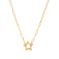 Lincy collier à breloques bricolage Add-on lien chaîne rehausseur mousqueton trombone chaîne collier gros mousqueton vis serrure colliers