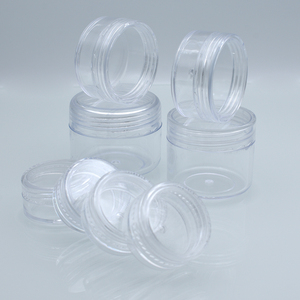 Bán Buôn Rỗng Mỹ Phẩm Container Jar Nhựa Container Nhỏ PS Rõ Ràng Nhựa Có Nắp Đậy Tùy Chỉnh 2.5G 3G 5G 10G 15G 20G 30G - Product Image 2