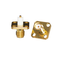 Connecteur SMA-KFD Offre Spéciale 50Ohm femelle 4 trous bride connecteur SMA