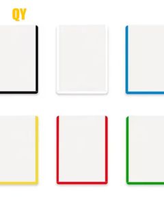 Porta Tarjetas QY de PVC con Borde Rojo y Protectores de Plástico Transparente para Tarjetas Deportivas TCG y Tarjetas de Juego - Product Image 6