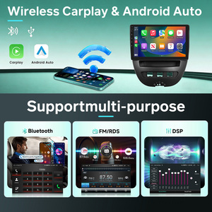 Autoradio 10,1 pouces pour <span class=keywords><strong>Peugeot</strong></span> 107 2005-2014 Carplay/Android Auto M/RDS DSP SWC WiFi Bluetooth 4+64G <span class=keywords><strong>Navigation</strong></span> GPS - Product Image 5
