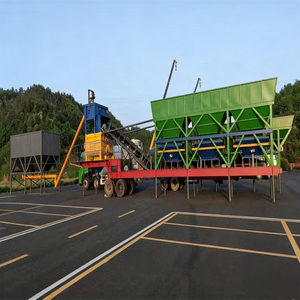 Pabrik Pembuatan Beton Mobile, Pabrik Konstruksi Bangunan, Lini Produksi, Pabrik Pencampur Campuran Beton Portabel - Product Image 3