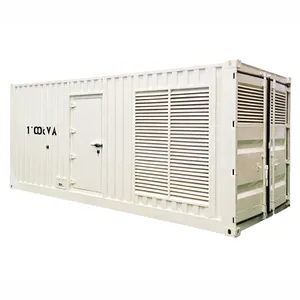 康明斯可靠的强力热卖低噪音柴油发电机组1100千瓦1375千伏安，用于移动洗衣设施