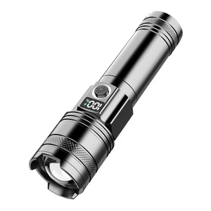 Linterna de Alta Potencia 19Baba de Aleación de Aluminio, Alcance de 100-200m, Recargable, con Zoom, para Uso en Exteriores y en el Hogar - Product Image 1