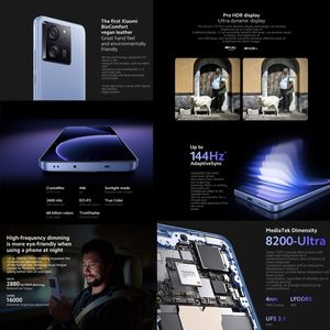 <span class=keywords><strong>Prix</strong></span> d'usine 5G Xiaomi 13T Global, <span class=keywords><strong>12</strong></span> Go + 256 Go, 6,67 pouces <span class=keywords><strong>MIUI</strong></span> 14 Prise en charge de la reconnaissance faciale par IA Capteur d'empreintes digitales - Product Image 6