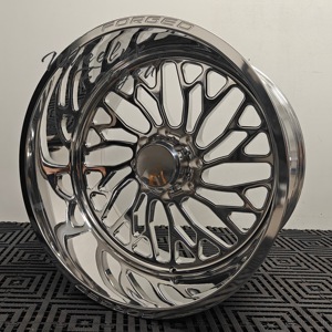 Rines Forjados Personalizados Pulidos 22x12 24x14 26x14 26x16 con Borde Profundo 8x170 8x180 para RAM F250 - Product Image 4