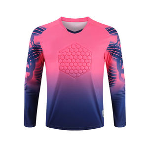 Celana Kiper Sepakbola Lengan Panjang Mawar Merah Biru, Celana Kiper Sepak Bola dan Jersey Seragam Kiper Sepak Bola - Product Image 3