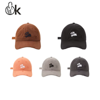 Casquette de baseball de luxe en coton doux brodé, promotion, casquette de golf en acrylique de couleur unie réglable pour l'extérieur en hiver, pour les voyages de camping