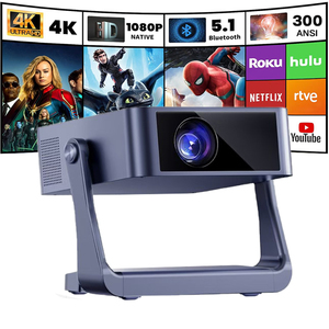 C6 Pro kinh doanh Android thông minh cho Bluetooth Wi-Fi điện thoại 4k rạp hát tại nhà chiếu với <span class=keywords><strong>LED</strong></span> video 3D Movie Freestyle Beamer - Product Image 1