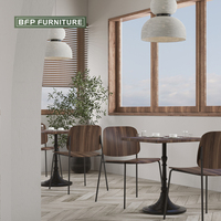 BFP moderno tapizado café Hotel muebles de madera maciza restaurante silla y mesa conjunto Villa Resorts comedor salón sofá conjuntos