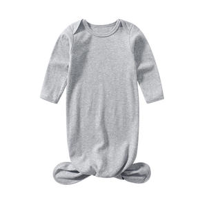 <span class=keywords><strong>Saco</strong></span> de <span class=keywords><strong>Dormir</strong></span> de Manga Larga con Nudo y Dibujos Animados para Bebés, Estilo Europeo Americano, Color Sólido, Algodón - Product Image 5