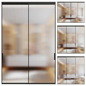<span class=keywords><strong>Porte</strong></span> <span class=keywords><strong>coulissante</strong></span> battante en verre à <span class=keywords><strong>profil</strong></span> mince en aluminium ignifuge, de fabrication professionnelle, moderne, <span class=keywords><strong>pour</strong></span> salle de bain, salon, chambre à coucher - Product Image 2
