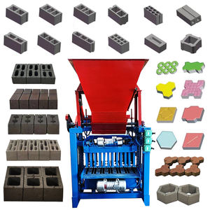 Ligne de production de petites machines à fabriquer des briques, machine automatique pour la fabrication de blocs creux en ciment et cendres volantes pour la pose de routes - Product Image 1