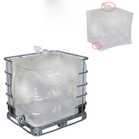 Fabricant professionnel de FIBC IBC, doublure en plastique de qualité alimentaire de 1000 L, baril de 1 tonne, réservoir interne aseptique pour liquides, grand sac en vrac en PP