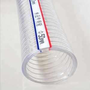 أنبوب مياه مرن مقاوم للضغط العالي خفيف الوزن شفاف للري من البي في سي معزز حلزوني بتقنية اللحام بالانصهار - Product Image 5