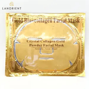 Private Label Großhandel Feuchtigkeit spendende Anti-Aging Diamant Silikon Bio 24 Karat Gold Kollagen Gesichts maske