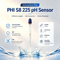 Sonde de pH pour électrode de fermentation pour l'industrie alimentaire, contrôle de la qualité du pH-mètre, autoclavable, personnalisable OEM ODM