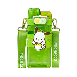 Botella de agua Sanrio Tritan, taza doble para niños, diseño de dibujos animados, uso en verano, regreso a la escuela, taza individual - Product Image 3