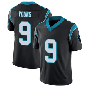 Camiseta de Fútbol Americano <span class=keywords><strong>VP</strong></span> Limited 2023 para Hombre, Transpirable, Viscosa/Algodón, Azul, Número de Bryce Young Cosido e Impreso - Product Image 2