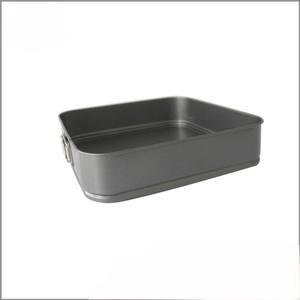 20,22,24 cm Sartenes cuadrados con forma <span class=keywords><strong>de</strong></span> resorte para pasteles Sartenes antiadherentes a prueba <span class=keywords><strong>de</strong></span> fugas, 3 piezas <span class=keywords><strong>de</strong></span> juego - Product Image 4