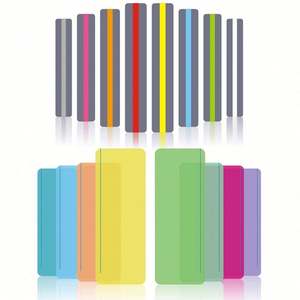 พลาสติก PET โปร่งใส บุ๊คมาร์คเกอร์ PVC แถบอ่านหนังสือเปล่า ของขวัญ อุปกรณ์นักเรียน ที่คั่นหนังสือ - Product Image 4