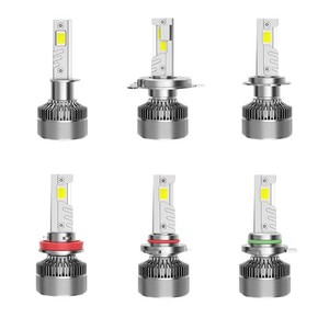 Faros LED Súper Brillantes de 12V, Alta Potencia, Diseño Modificado de Tres Tubos de Cobre, 190W, 50,000 lm, Ajuste Universal, Conducción Diurna/Nocturna - Product Image 1