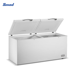 Smad 600l Oem Wholesale Commercial Double Door Chest Deep Horizontal <b>Freezers</b> Ddc-600c <b>Freezer</b> Horizontal - Product Image 3